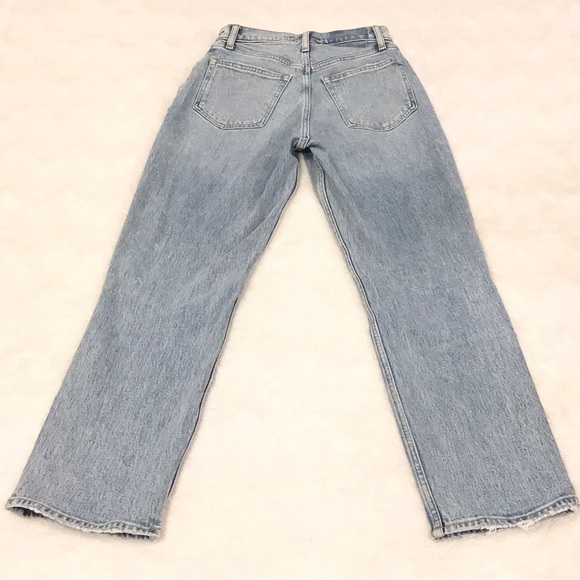 Abercrombie 4 Short (27S) 90s Straight Ultra High Rise Curve Love Women’s Jeans - Picture 5 of 11